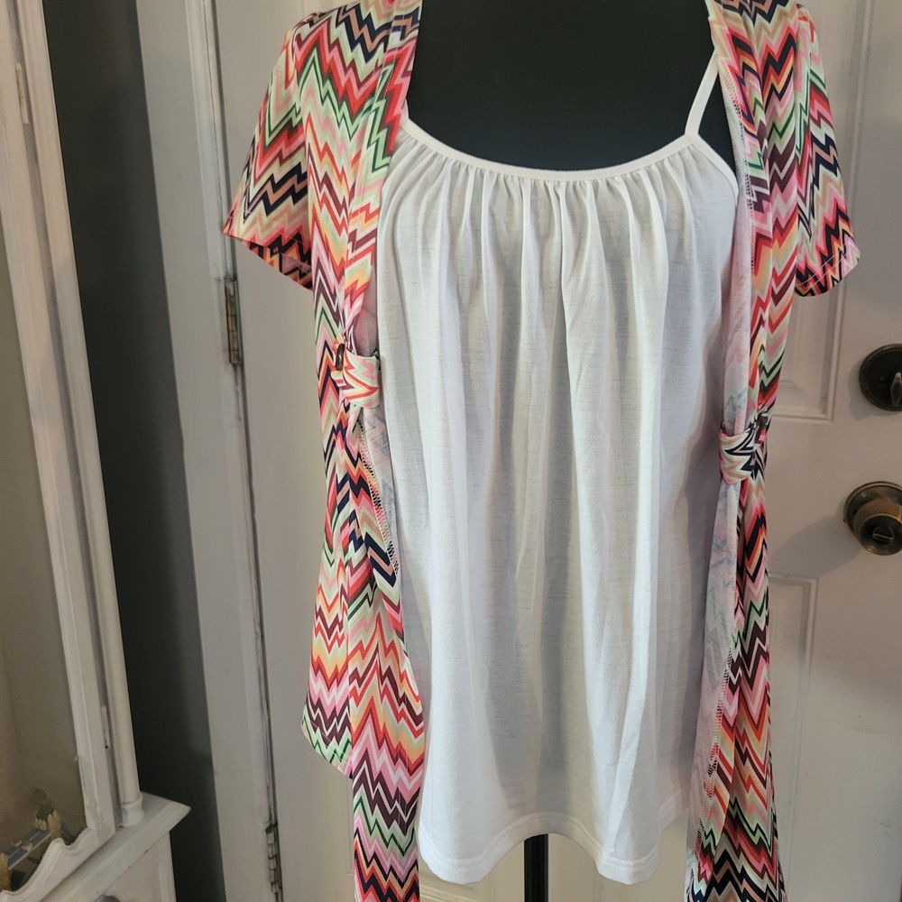 Colorful Chevron Women's Blouse
